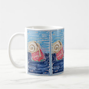 Snail on the Strawberry Coffee Mug