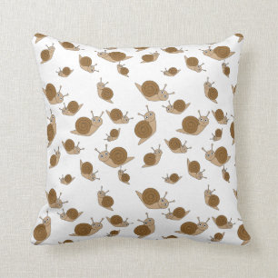 Snail Pattern Throw Pillow