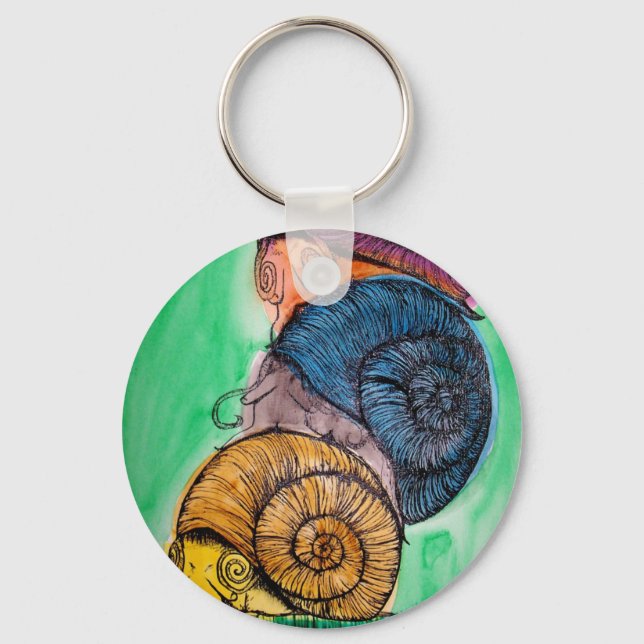 Snail Pile Keychain (Front)