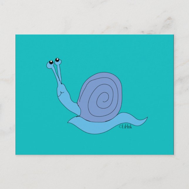Snail Postcard (Front)