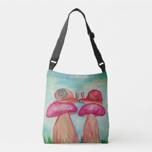 Snail Romance Custom All Over Print Bag