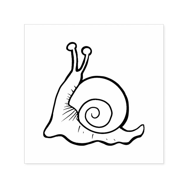 Snail Self-inking Stamp (Design)