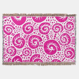 Snail shell doodle 47 throw blanket