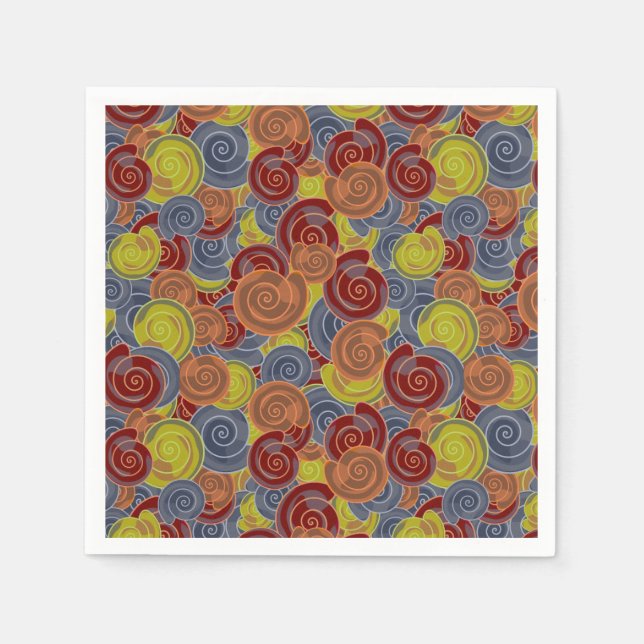 Snail Shell Medley Napkin (Front)