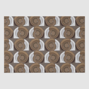 Snail Shells Abstract Pattern Tissue Paper