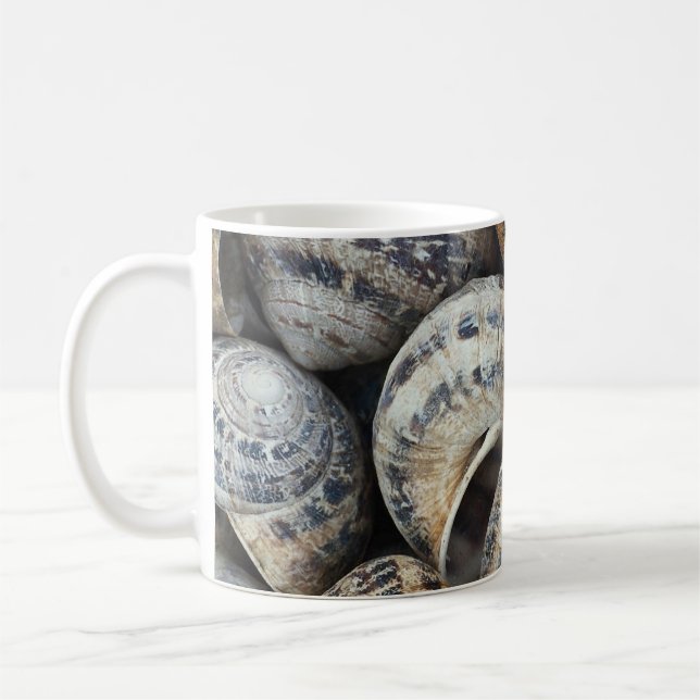 Snail shells coffee mug (Left)