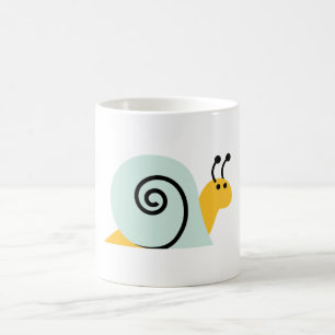 Snail Slugs Gastropoda Cute Cartoon Animal Coffee Mug