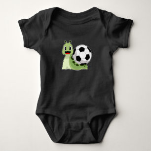 Snail Soccer player Soccer Baby Bodysuit