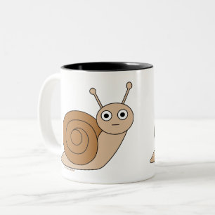Snail Two-Tone Coffee Mug