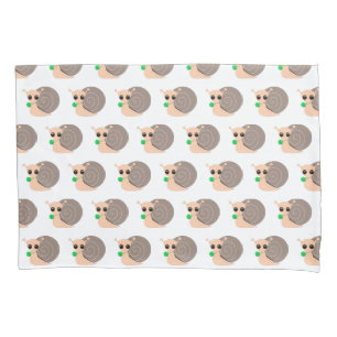Snail vith Clover Pillow Case - Customizable
