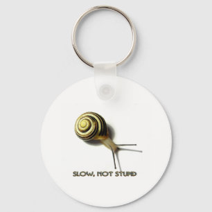 SNAIL WITH CAPTION FROM JUNGLEWALK.COM KEYCHAIN