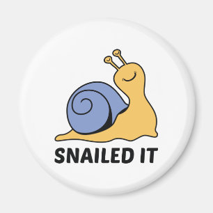 Snailed It Magnet