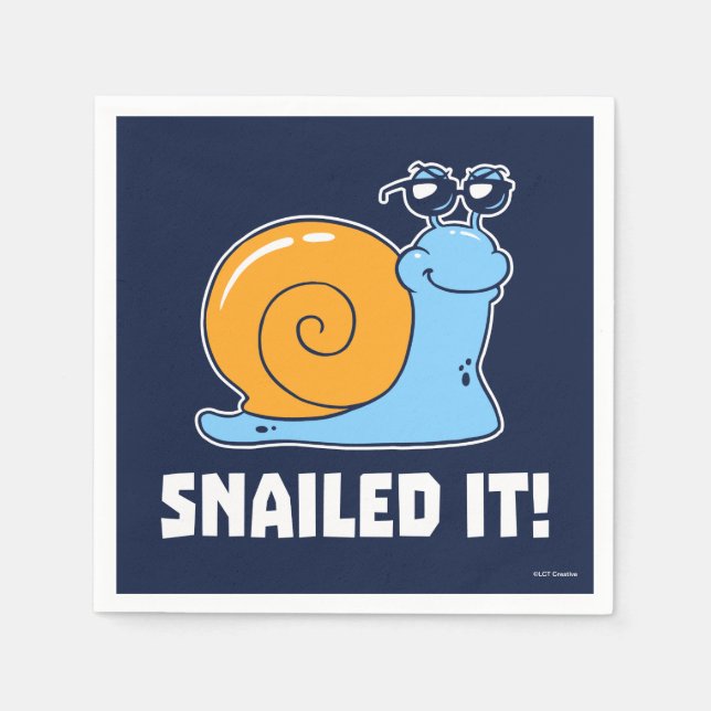 Snailed It Napkin (Front)