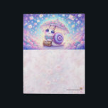 Snailmail Dream Stationery Notepad<br><div class="desc">Palais de Marigold St. May creates unique stationery for those that love all things cute,  Kawaii,  floral,  and colorful. Note that the designs are created for the large notepad or stationery sheets. If you would like a different size notepad,  stationery,  or anything else,  please contact me!</div>