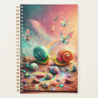 Snails and Fairy Dust Journal Planner Notebook