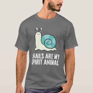 Snails Are My Spirit Animal Kawaii Snail boy T-Shirt