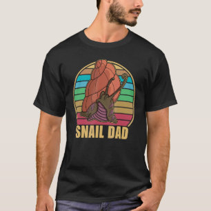 Snails Mollusc Garden Owner Biologist Slowly 4 T-Shirt