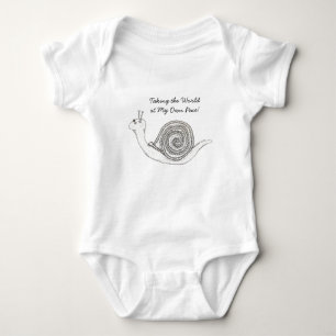 Snail's Pace Infant Onsie/Creeper Baby Bodysuit