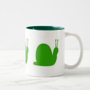 Snails Two-Tone Coffee Mug