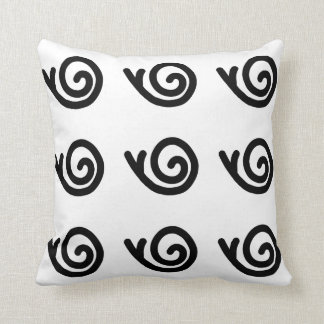 Snailz Collection - Bright Contrast Throw Pillow