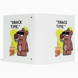 SNAK TIME!- ANIMAL-FUNNY- COFFEE-COOKIES BINDER