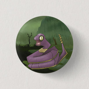 Snake 1 Inch Round Button