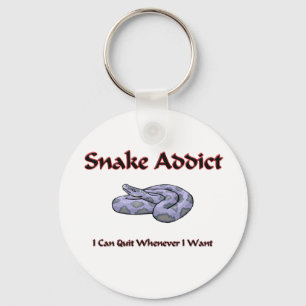 Snake Addict Keychain