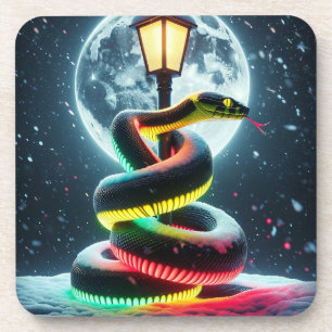 Snake Art Coaster