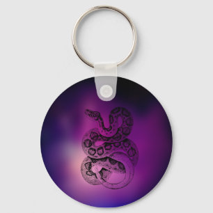 Snake Art Keychain