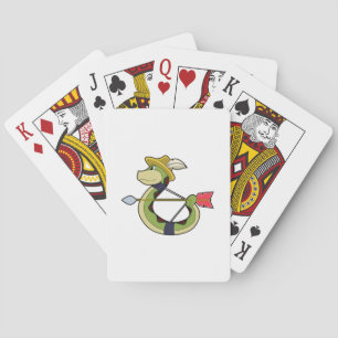 Snake as Archer with Bow & Arrow Playing Cards