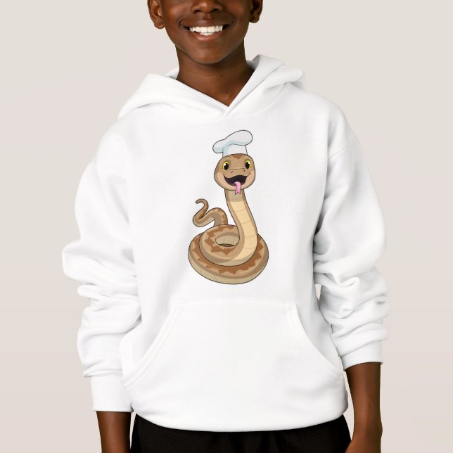 Snake as Cook with Chef hat (Front)