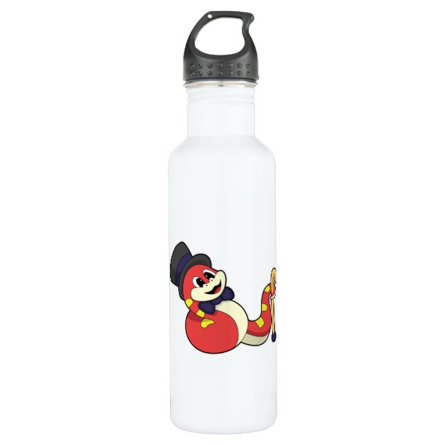 Snake as Groom with Hat 710 Ml Water Bottle (Front)