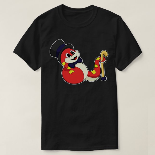 Snake as Groom with Hat T-Shirt (Design Front)