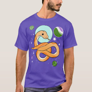 Snake Astronaut Genderqueer Pride T-Shirt