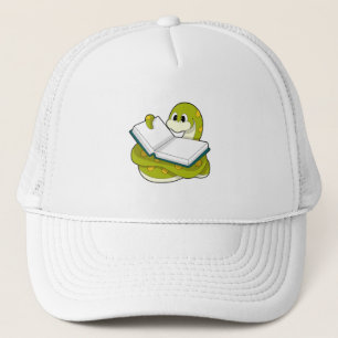 Snake at Reading with Book Trucker Hat