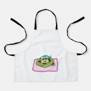 Snake at Sleeping with Nightcap Apron