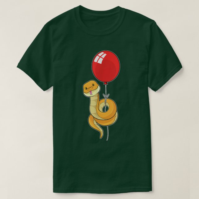 Snake Balloon  T-Shirt (Design Front)