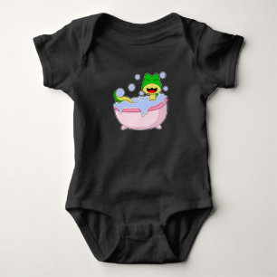 Snake Bathe Bathtube Baby Bodysuit