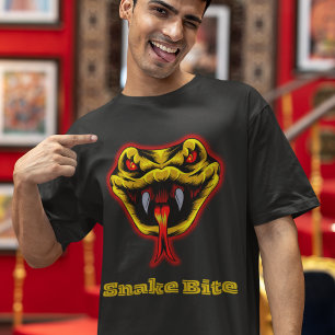 Snake Bite Guys Graphic Tee T-Shirt