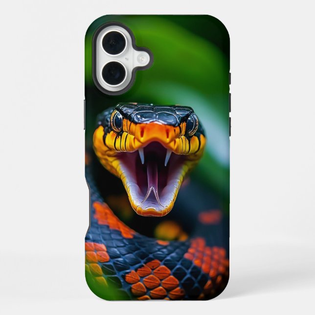 Snake Bite  iPhone Case (Back)