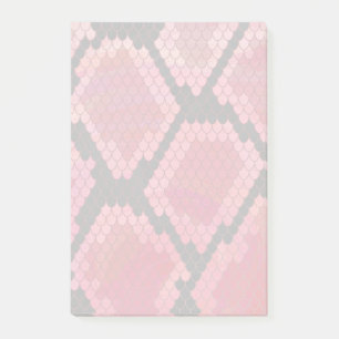 Snake Black and Red Print Post-it Notes