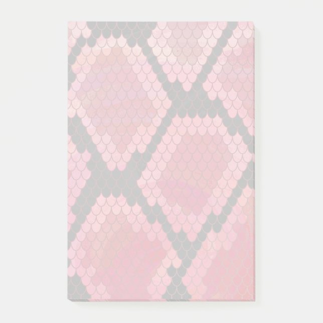 Snake Black and Red Print Post-it Notes (Front)