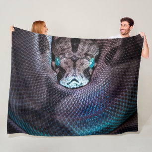 Snake boa anaconda python reptile snakeskin fleece blanket