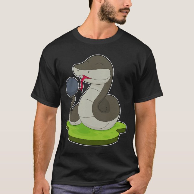 Snake Bowling Bowling ball T-Shirt (Front)
