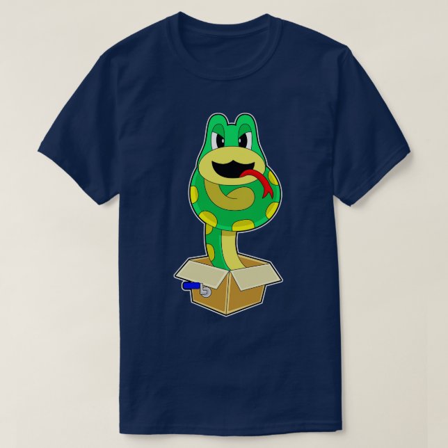 Snake Box T-Shirt (Design Front)