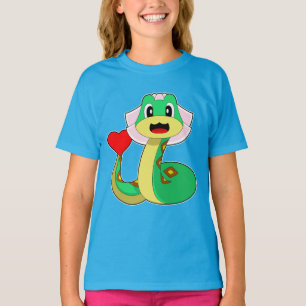 Snake Bride Heart Wedding T-Shirt