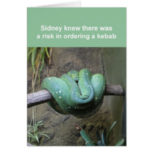 Snake card