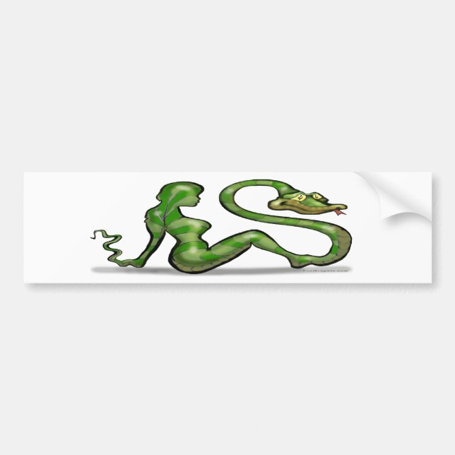 Snake Charmer Bumper Sticker (Front)