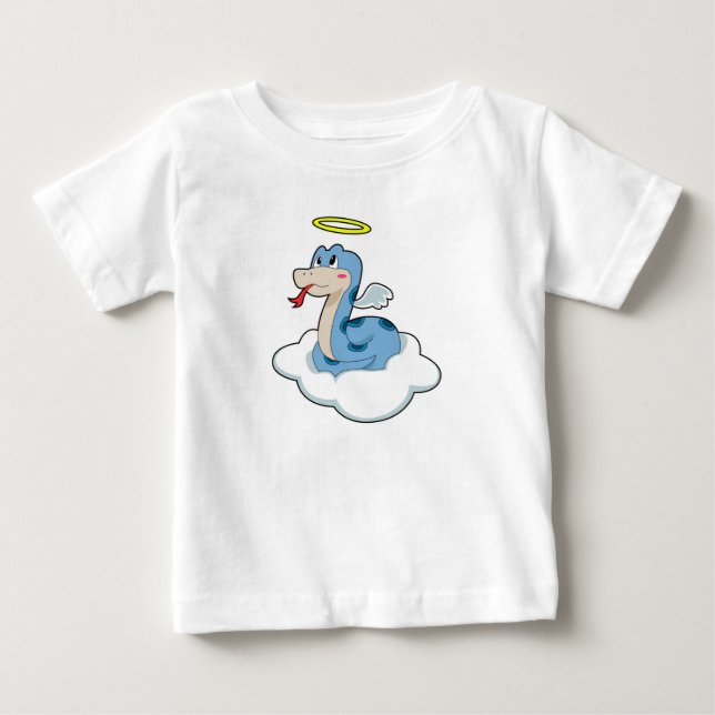 Snake Cloud Angel Baby T-Shirt (Front)
