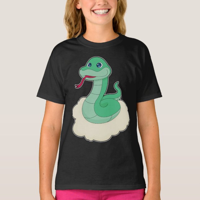 Snake Clouds T-Shirt (Front)
